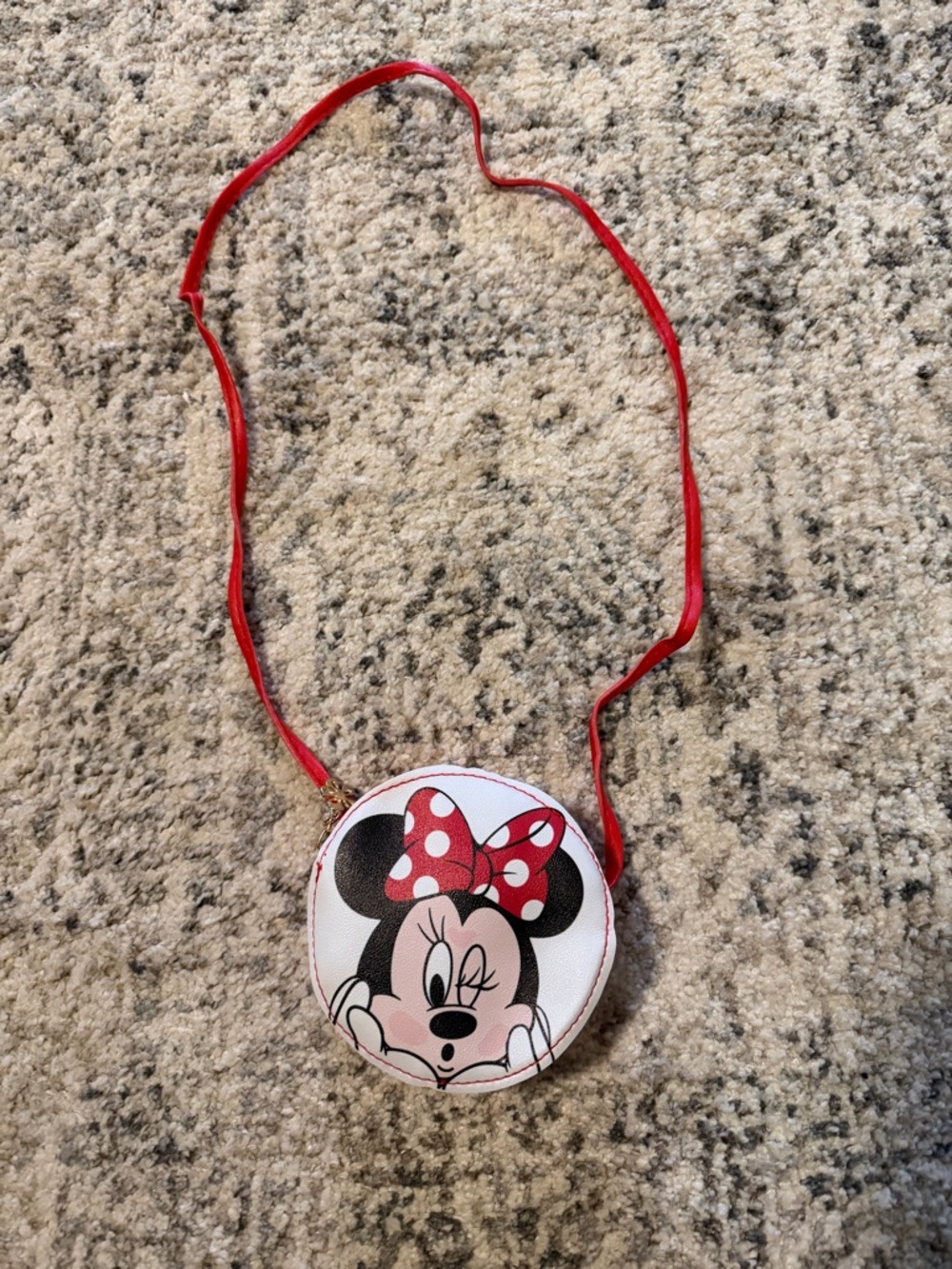 Minnie Mouse Red Kids Crossbody Coin Purse